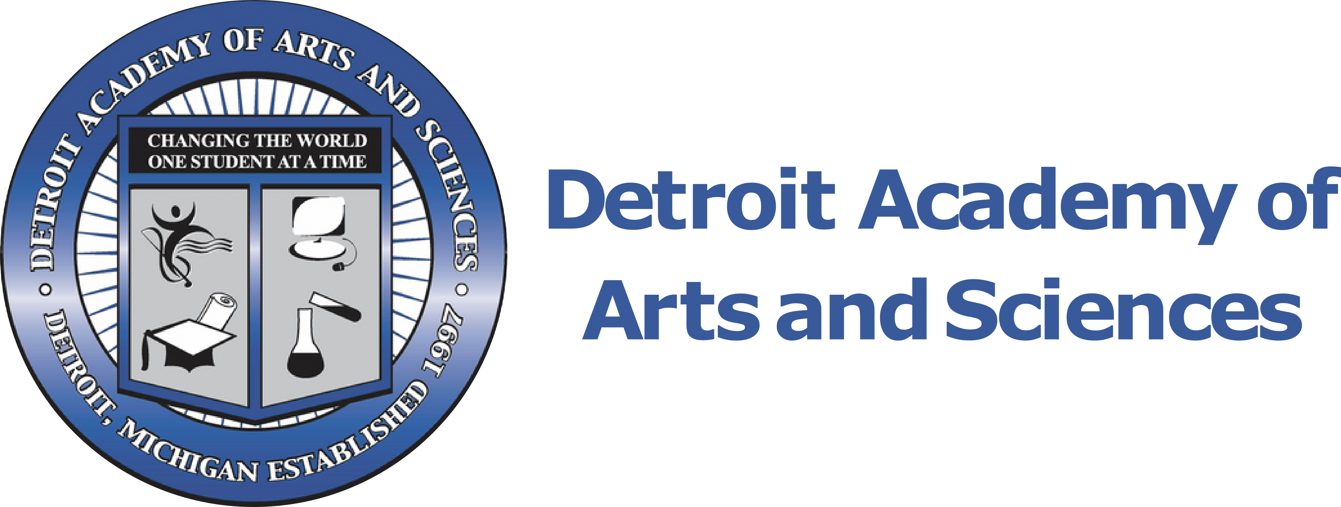 Detroit Academy of Arts and Sciences Logo and name